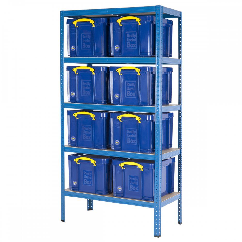 Garage 200kg 35 Litre Really Useful Box Chipboard Shelving