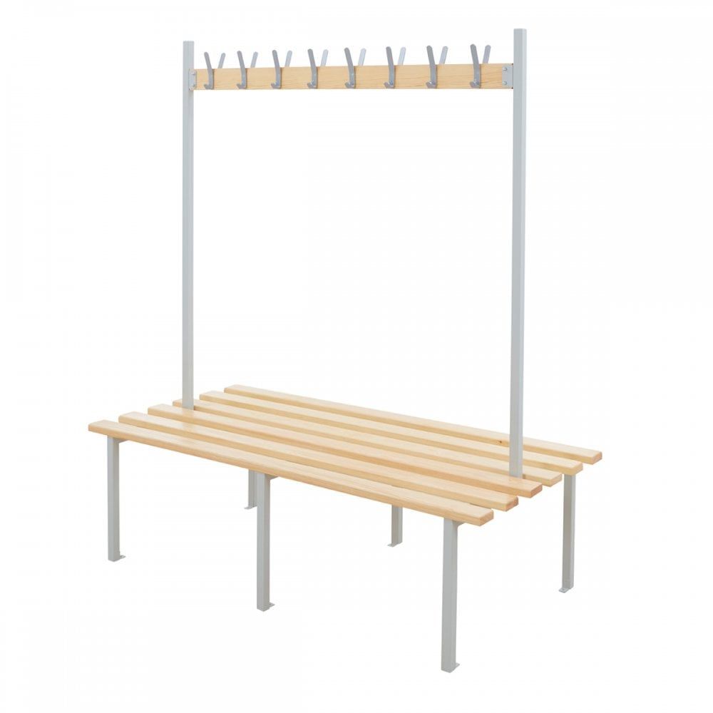 Express Changing Room Benches With Hooks | Racking.com