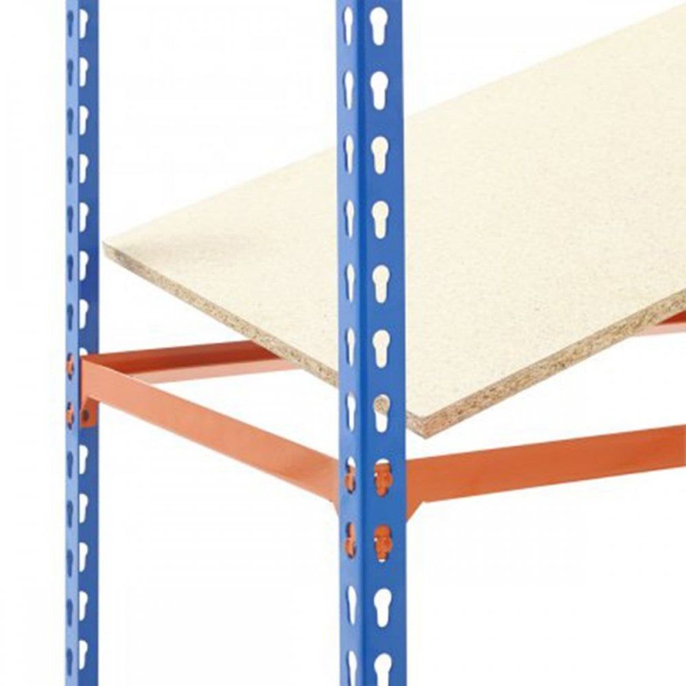 Industrial 340kg Boltless Chipboard Shelving 1980mm High