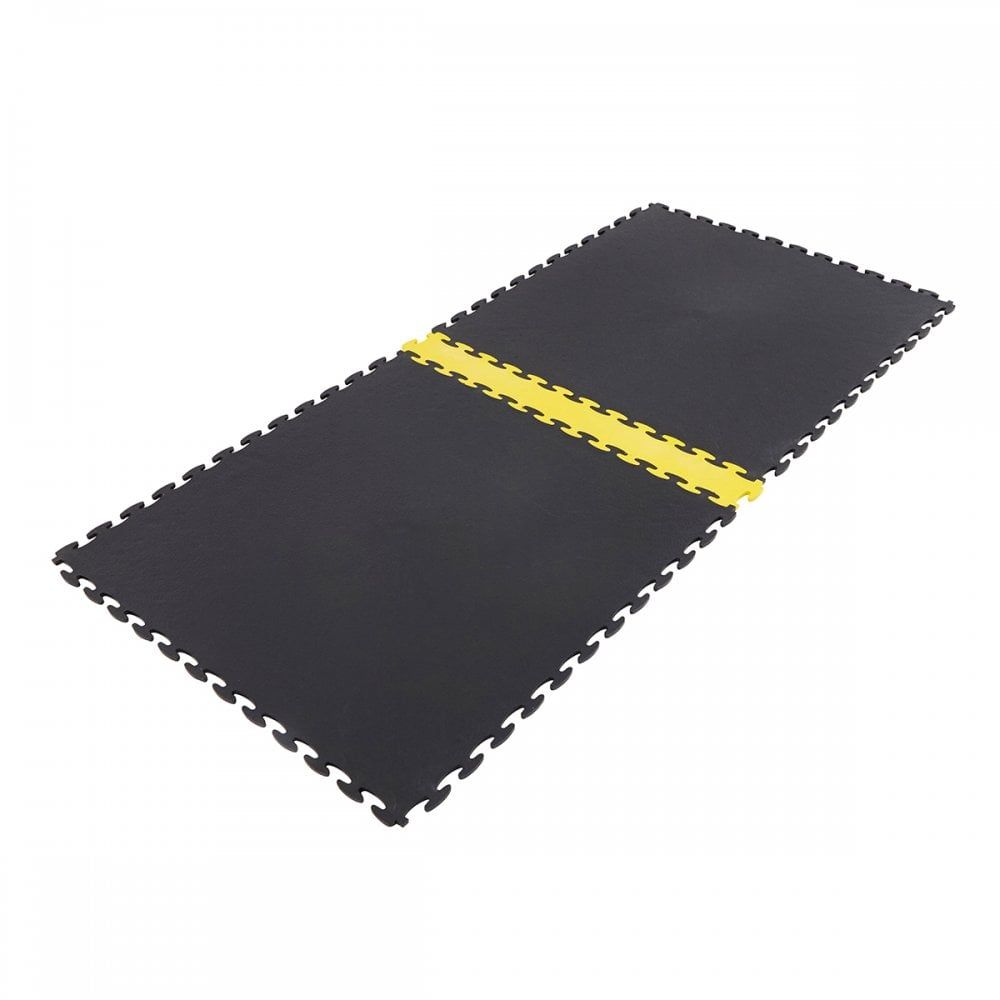 Heavy Industrial Interlocking Vinyl Floor Tiles