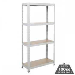 6x Value 100kg Boltless Chipboard Shelving Deal
