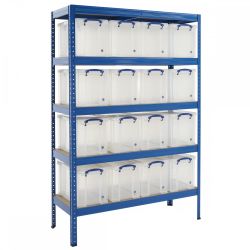 Industrial 265kg 24 Litre Really Useful Box Shelving