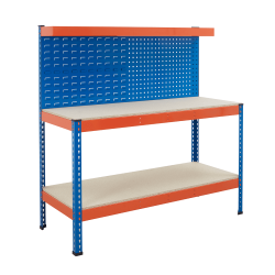 Tool Board & Louvre Panel Back Workstation