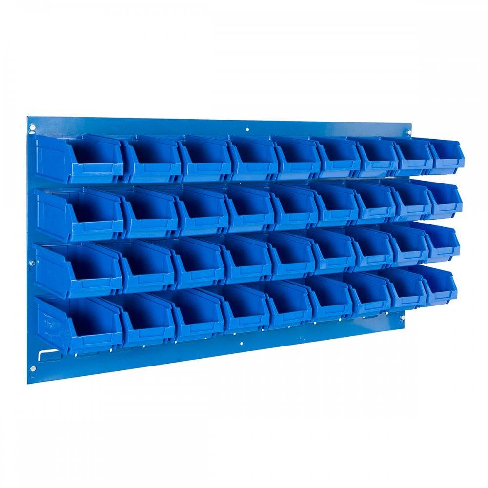 Wall Mounted Louvre Panel Bin Kits | Racking.com