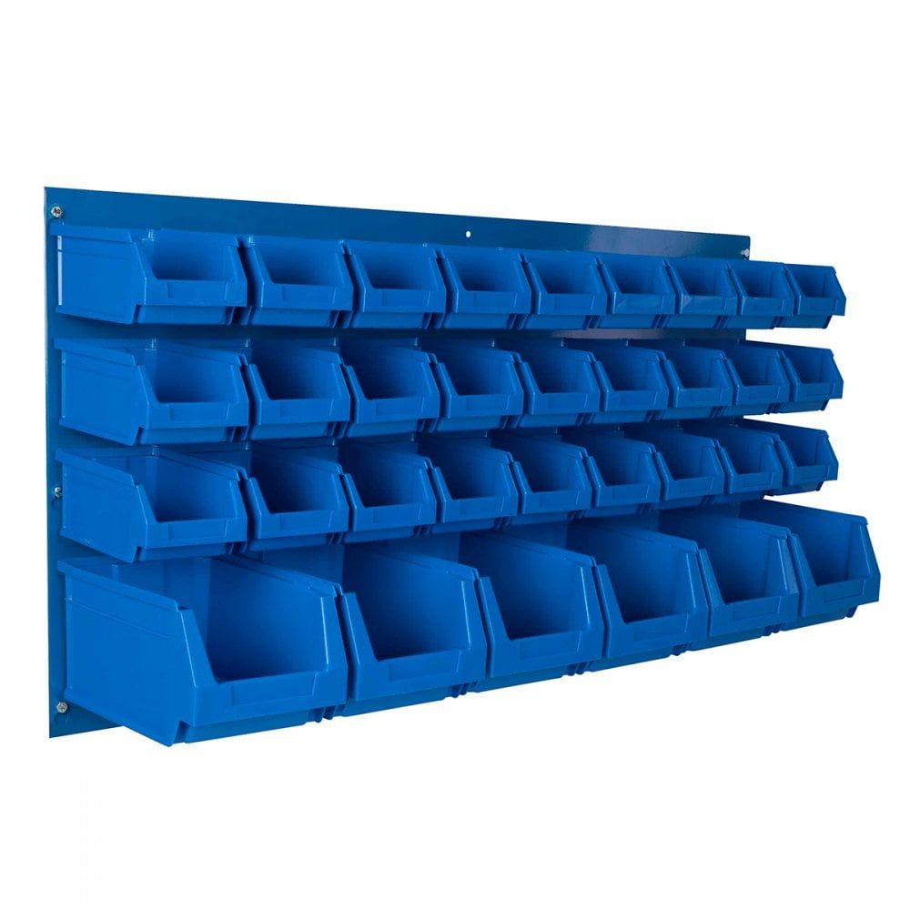 Wall Mounted Louvre Panel Bin Kits