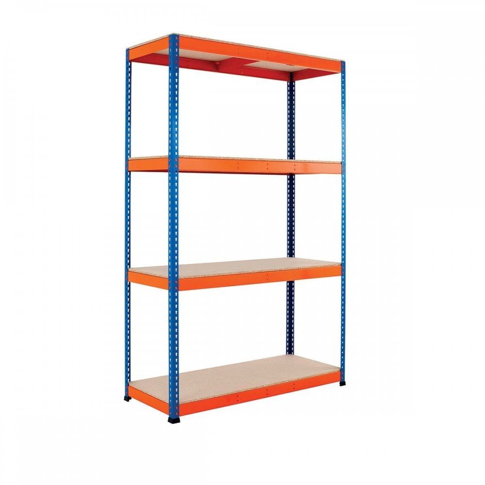 Heavy Duty 400kg Boltless Chipboard Shelving 4 Level | Racking.com