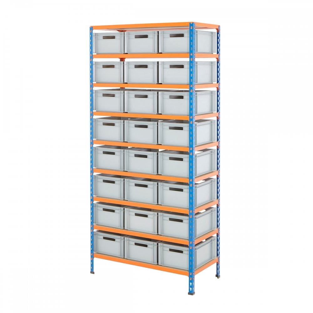 Euro Box Pick Racking Storage Kits with Euro Boxes | Racking.com