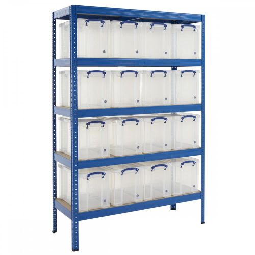 Industrial 265kg 24 Litre Really Useful Box Shelving