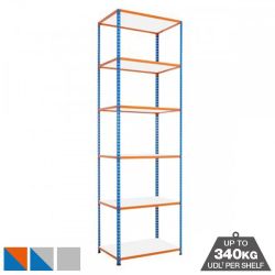 Industrial 340kg Boltless Melamine Shelving 3050mm High