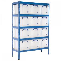 Industrial 265kg 35 Litre Really Useful Box Shelving