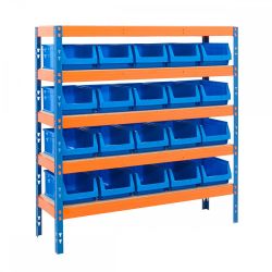 Heavy Duty 400kg 270w x 420d Parts Storage Bin Shelving