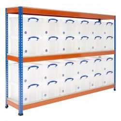Heavy Duty 400kg 35 Litre Really Useful Box Shelving