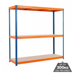 Heavy Duty 300kg Boltless Chipboard Shelving