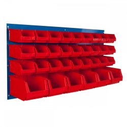 Wall Mounted Louvre Panel Bin Kits