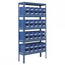 Garage 200kg 160w x 336d Parts Storage Bin Shelving