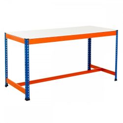 Heavy Duty 400kg Melamine T-Bar Workbenches