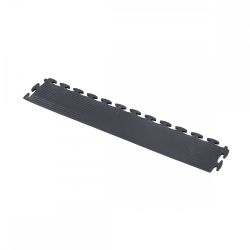Heavy Industrial Interlocking Vinyl Floor Tile Edging Strips