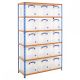 Industrial 340kg 35 Litre Really Useful Box Shelving