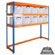 Heavy Duty 400kg Garage Space Saver Shelving & Really Useful Boxes