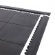 Interlocking Rubber Anti-fatigue Floor Tile Edging Strips | 16h x 1000w x 100d mm