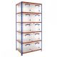 Industrial 340kg 48 Litre Really Useful Box Shelving