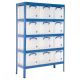 Industrial 265kg 35 Litre Really Useful Box Shelving