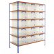 Industrial 340kg 64 Litre Really Useful Box Shelving