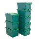 8X PREMIUM EURO CONTAINERS WITH ATTACHED LIDS