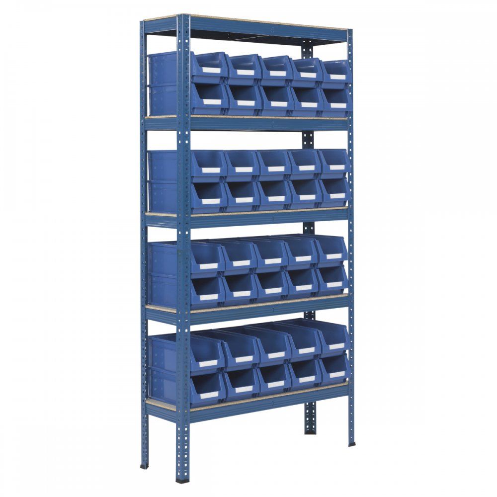 Garage 200kg 160w x 336d Parts Storage Bin Shelving