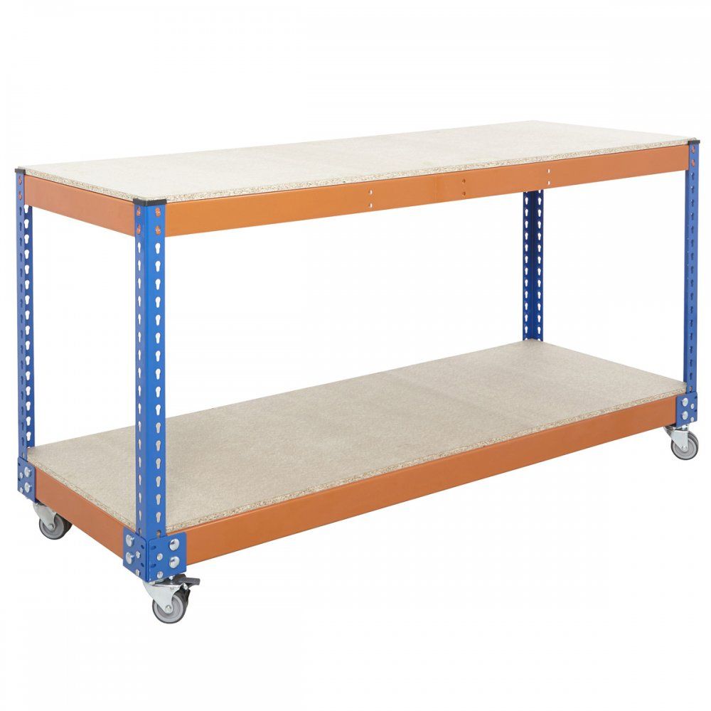 Heavy Duty 300kg Mobile Chipboard Workbenches