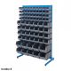 Free Standing Louvre Panel Bin Kit Stations