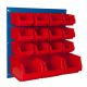Wall Mounted Louvre Panel Bin Kits