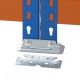 Set of Heavy Duty 400kg Boltless Shelving Double Steel Feet