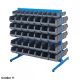 Free Standing Louvre Panel Bin Kit Stations