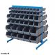 Free Standing Louvre Panel Bin Kit Stations