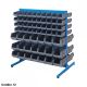 Free Standing Louvre Panel Bin Kit Stations