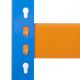 Heavy Duty 400kg Boltless Melamine Shelving 4 Level