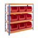 Heavy Duty 400kg 400w x 600d Parts Storage Bin Shelving