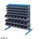 Free Standing Louvre Panel Bin Kit Stations