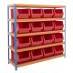 Heavy Duty 300kg 400w x 600d Parts Storage Bin Shelving