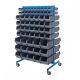 Free Standing Louvre Panel Bin Kit Stations