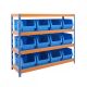 Heavy Duty 400kg 400w x 600d Parts Storage Bin Shelving