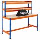 Heavy Duty 400kg Chipboard T-Bar Workstations