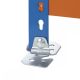 Set of Heavy Duty 400kg Boltless Shelving Single Steel Feet