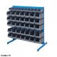 Free Standing Louvre Panel Bin Kit Stations
