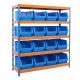 Heavy Duty 400kg 400w x 600d Parts Storage Bin Shelving