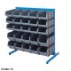 Free Standing Louvre Panel Bin Kit Stations